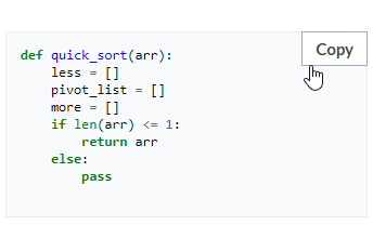 PreToClip "Copy" button