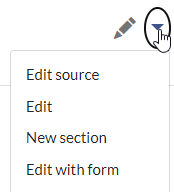 Edit an event