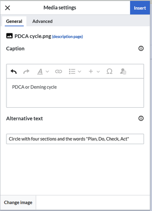 General settings