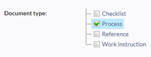 screenshot of category tree with one value selected