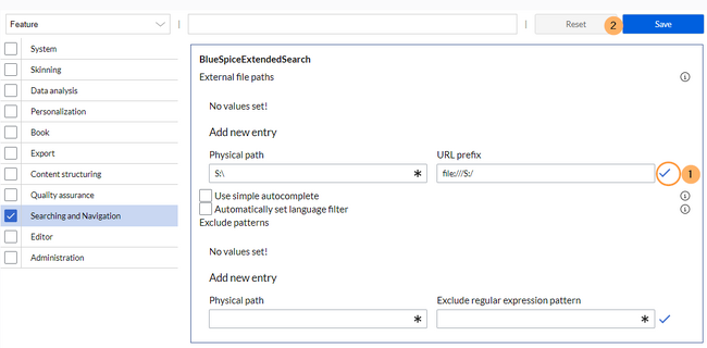 Add an external file path