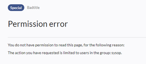 Access denied