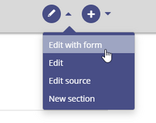 Form edit mode