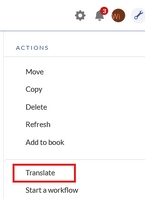 Translation button