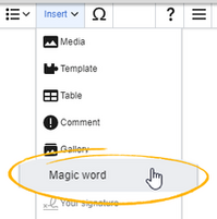 Insert Magic words