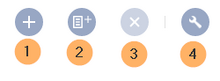 Book edit buttons