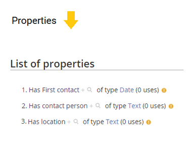 Semantic properties