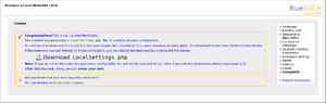 Download localsettings.php