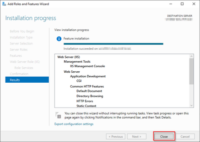 IIS Webserver 10