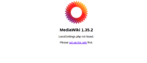 MediaWiki setup page php error