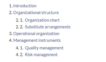 Embedded book TOC
