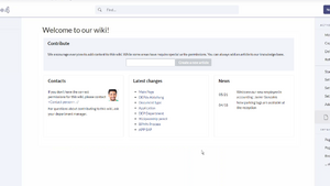 Customized main page