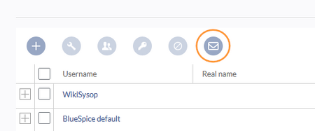 Invite user icon