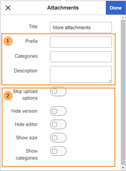 attachments inspector