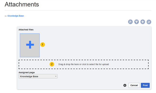 Add an attachment